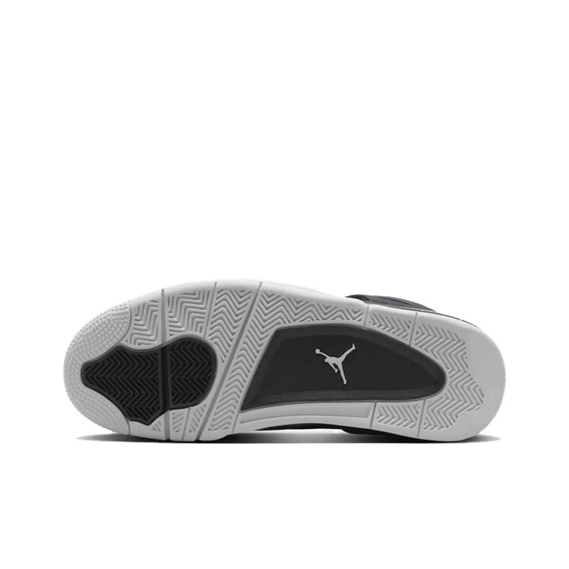 Air Jordan 4 Retro Fear 2024 Unisex Sneakers Black White Anthracite FQ8138-002