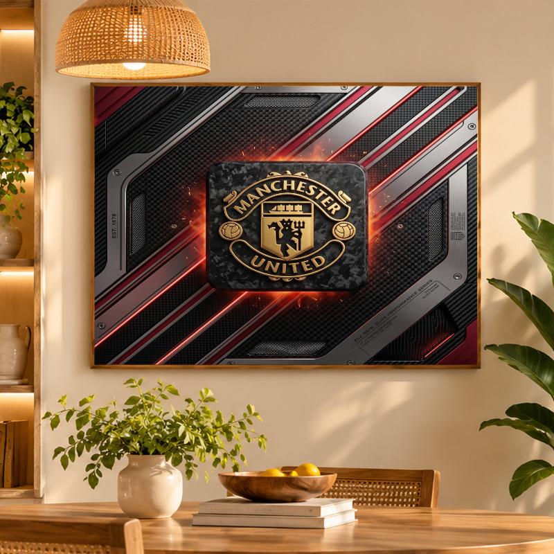 5D Diamond Painting Manchester United DIY Full Drill Diamond Art Kit Home Decoration