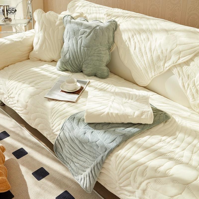 Winter Plush Sofa Cover Universal Non-Slip Couch Cover Towel Sofa Mats for Living Room Decoration Sofa Cushion Backrest Towel
