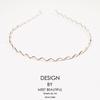 Semplici Cerchietti Metallici Dorati a Onda Eleganti Cerchietti a Onda Moda Donna Cerchio per Capelli Accessori per Acconciature