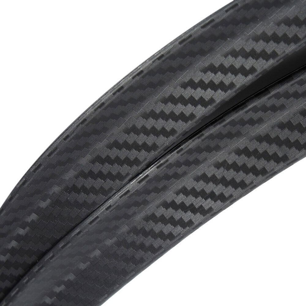 2Pcs Universal Protective Lip Car Fender Arch Fender Carbon Fiber Strips Wheel Eyebrow