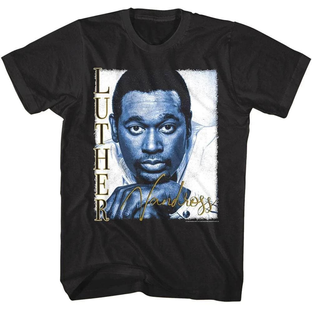 Luther Vandross Thoughtful Portrait Men s T Shirt S