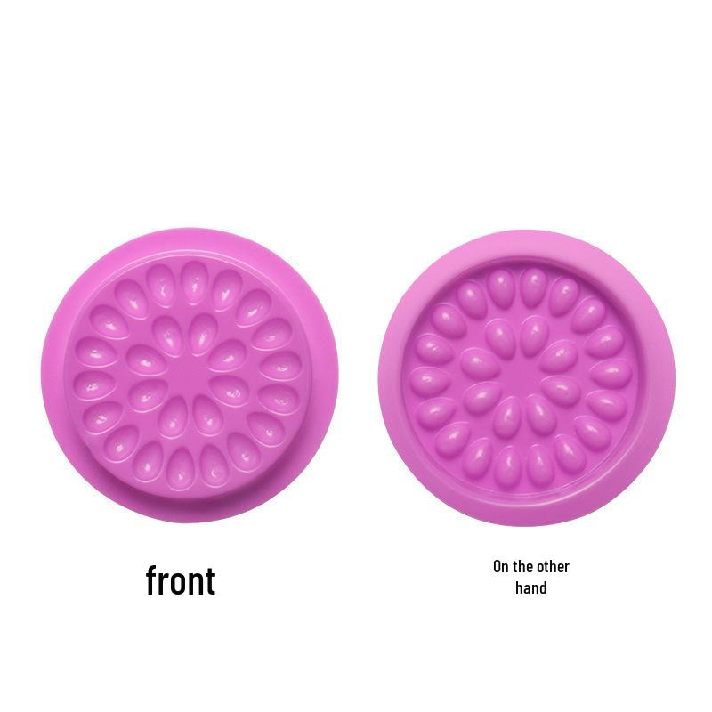 Flower-Shaped Eyelash Extension Glue Drip Palettes - 100 Pack