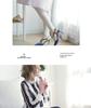 2025 Retro French Velvet Striped Women’s Pantyhose