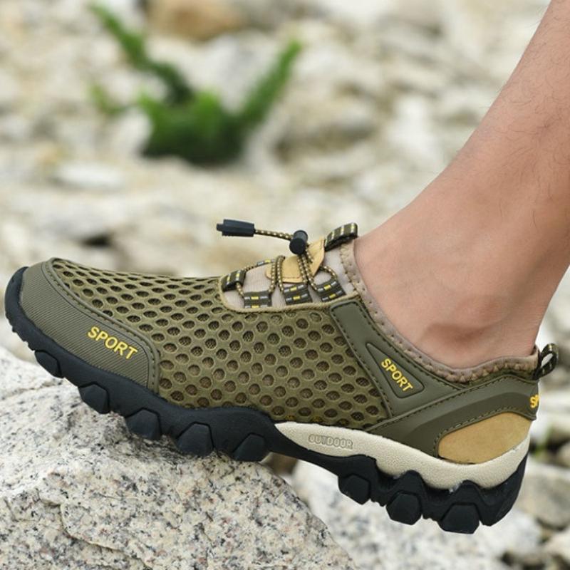 Mesh Shoes for Men Sneakers Spring Breathable Jogging Men's Platform Shoes Outdoor Low-top Non-slip Men Shoes Zapatillas Hombre