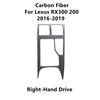 Carbon Fiber Stickers Car Interior Decorative Cover Trim Strips Decal Stickers For Lexus RX300 200 16-19 Car Styling
