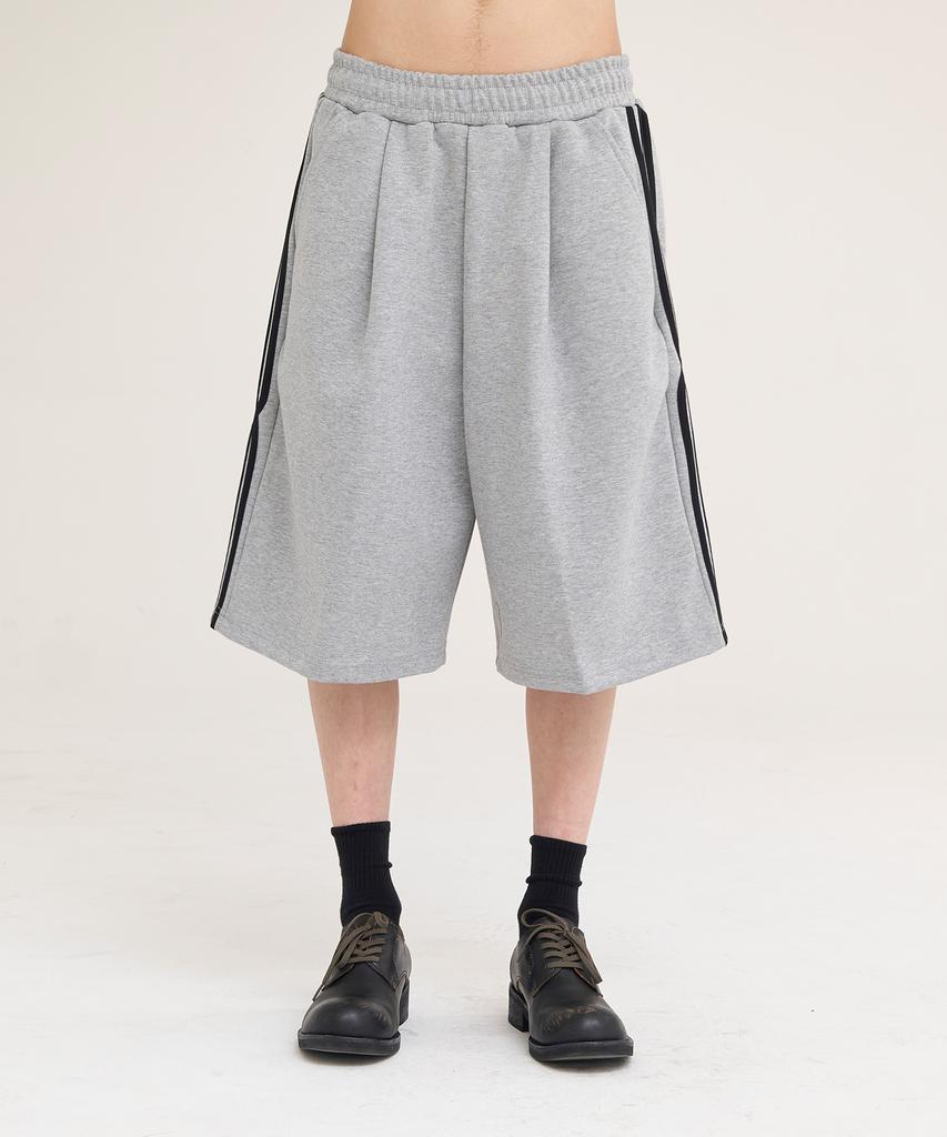 Akesi Victor'S Bermuda Sweatpants_Melange Grey