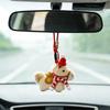 Yousheng Plush Horse Keychain Car Interior Charm Handcrafted Zodiac 2026 Year of The Horse Pendant Bag Charm Lucky New Year Mascot Prosperity Gift