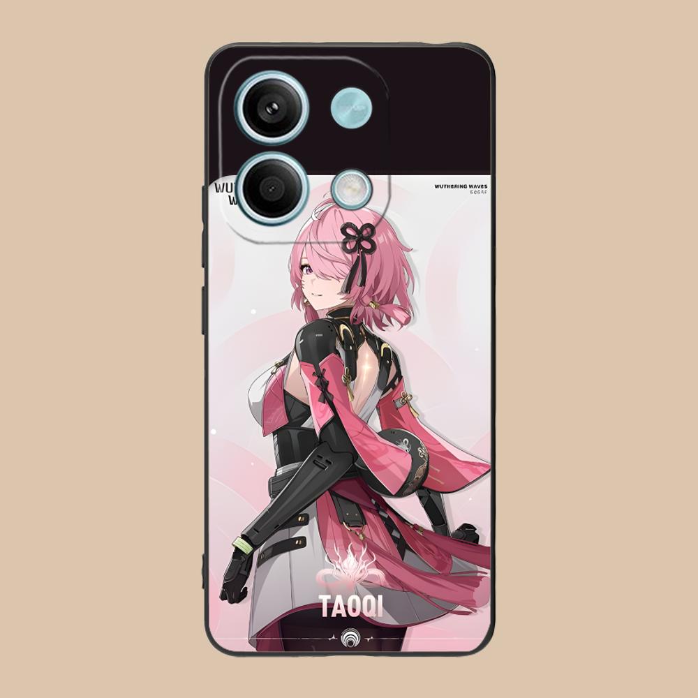 Wuthering Waves Taoqi Mobile Phone Case for POCO M7 M6 M5 M4 M3 X7 X6 X5 X4 X3 Pro GT 5G Colorful Printing Cover Cover Pretty