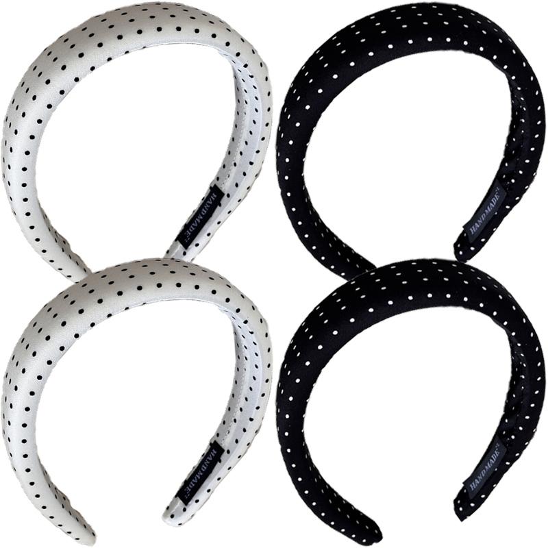Polka Dot Wide-brimmed Headbands Women's Korean Simple Versatile Hair Band Hair Accessories