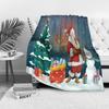 Tuniu Christmas Santa Blanket Sofa Bed Throw Warm Cozy Decorative Gift for Kids and Adults