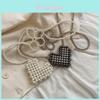 Trendy Mini Children's Crossbody Bag With Adorable Pearl Heart Design For Girls