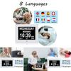7 Inch Electronic Smart Pill Reminder Clock For Elderly With Alarm And Music Playback Options
