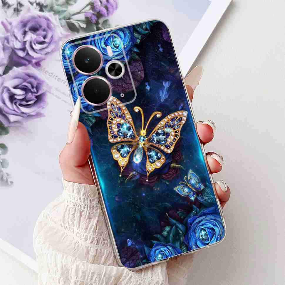 Bumper Clear Case For Realme 14 5G Soft Transparent Cases Silicone Shockproof Cover For Realme 14 14X Pro Realme14Pro Fundas