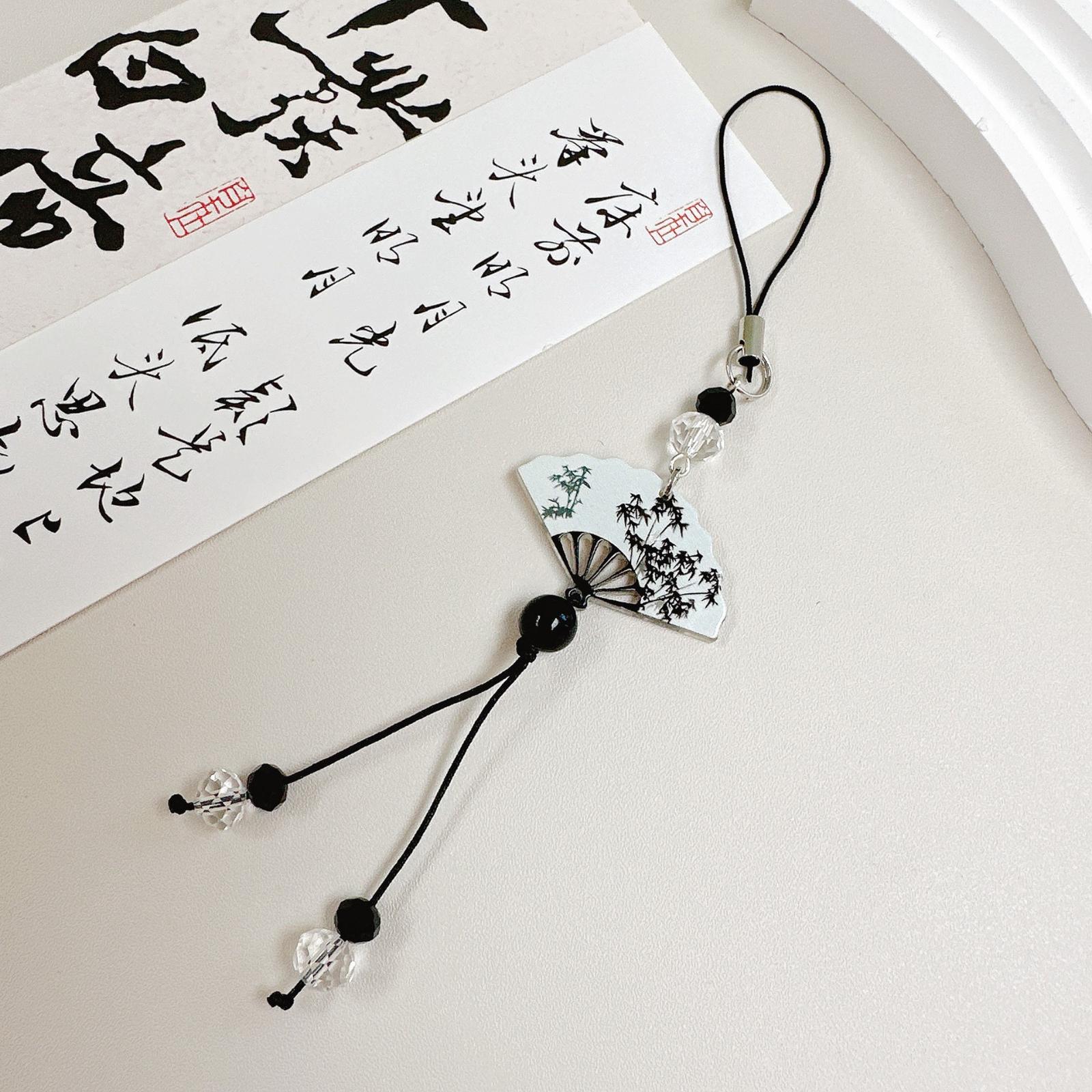 Antique- Accessories Fan, Mobile Phone Chain, Phone Charm, Bag Charm One Size