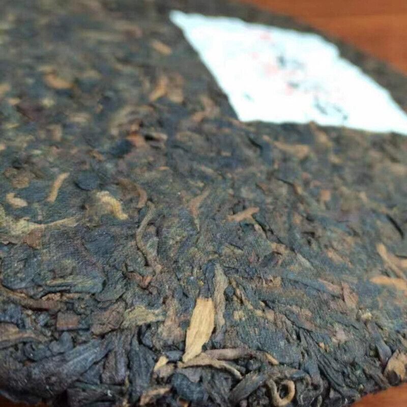 Puerh Tea Brown Mountain Banzhang Pure Material Puerh Ripe Tea Cake 357g/12.59oz