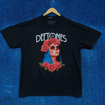 Dia De Los Deftones Music Festival Dead Rose Maiden Tee XL
