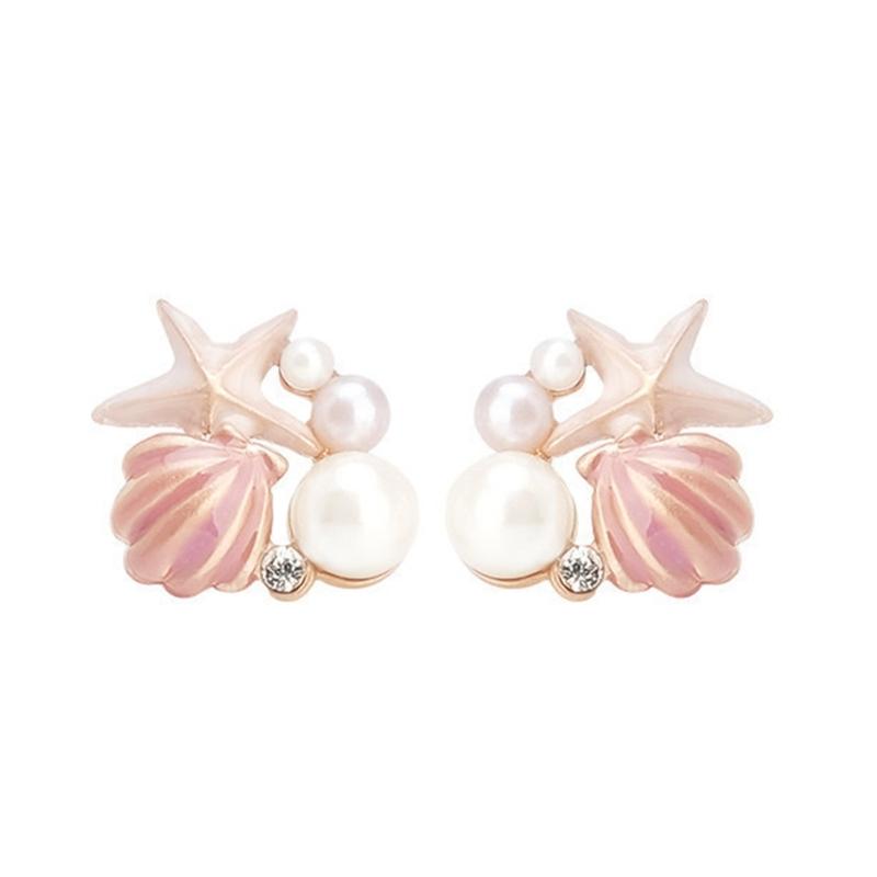 Starfish Studs Earrings Ear Studs Party Jewelry Gift Studs Earring Ear Studs Girl Ear Jewelry Alloy Material for Party
