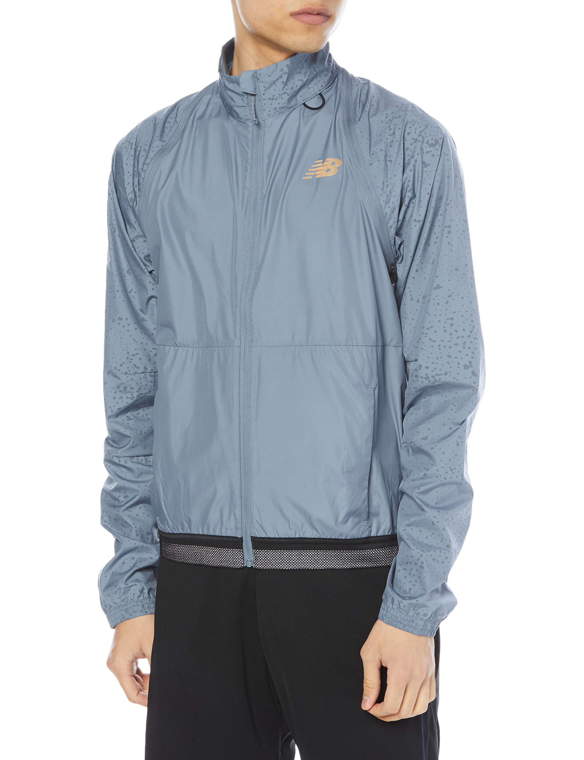 

Jacket PMV Portable Jacket MJ11293 Ocean Gray Japan L to Japanese size [New Balance] (OGR) (equivalent L)