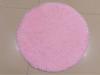 Round Tie-Dyed Silk Wool Carpet - Non-Slip Coffee-Colored Bedroom & Living Room Rug