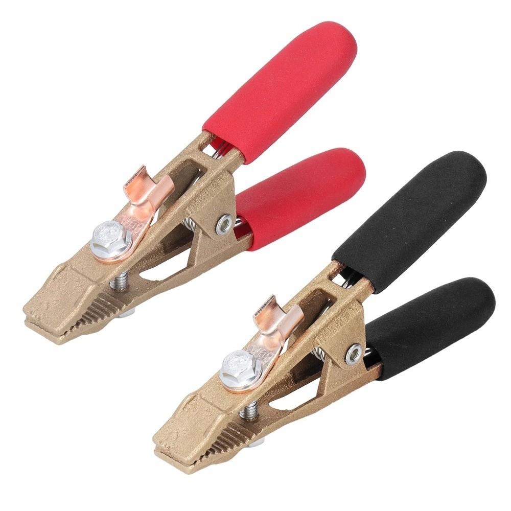 Brass Welding Ground Clamp 260A Welding Plasma Machine Practical Earth Cable Clamp for TIG/MIG/MMA