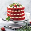 35-piece cake turntable set with crank and knife for adding a finishing touch to your cake decorations. Includes a 27cm crank and knife.