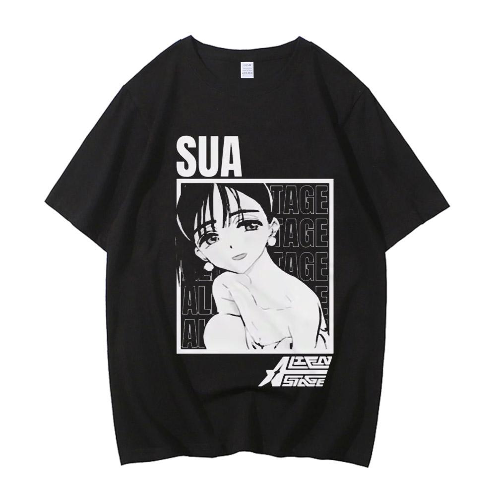 

Summer Childrens Tshirt Street Style Anime Character Printing Unisex and Womens Pure Cotton Round Neck Parentchild Tshirt S