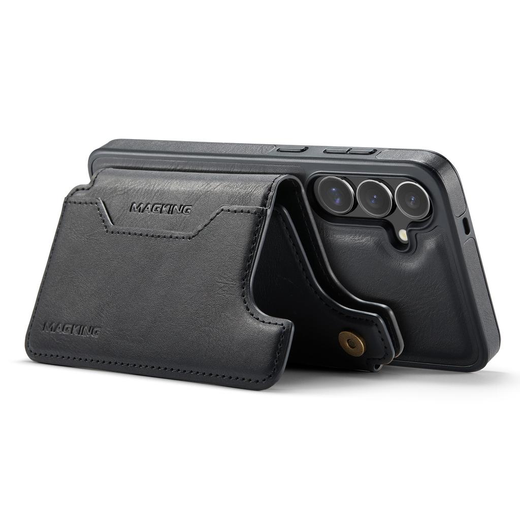 MAGKING K3 Series For Samsung Galaxy S26+ Magnetic Case Detachable Wallet PC + TPU + PU Phone Cover