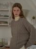 ANOETIC Cozy Cable Knit_Grey