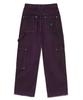 BROWNBREATH Stamp Tag Double Knee Pants - Purple