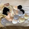Wheat Ear Lace Seamless Sports Bra - Fixed Cup, Enhances Small Chests, Prevents Sagging, Sexy Look