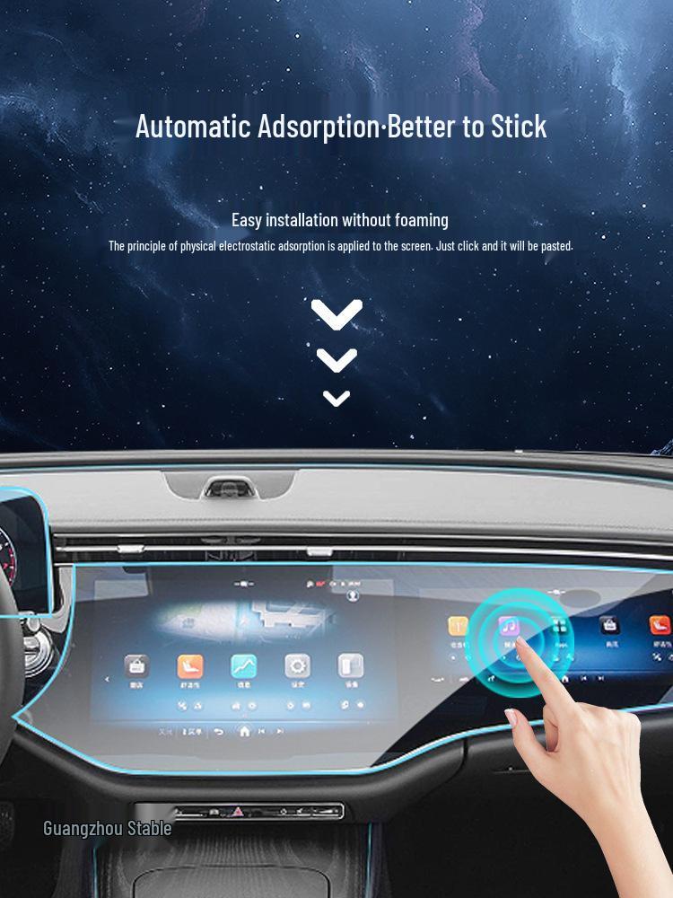 25-Pack Mercedes-Benz E-Class E300L/E260L Navigation Screen Protective Tempered Film