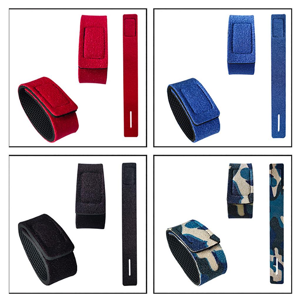 5Pcs Fishing Rod Tie Holder Strap Outdoor Fishing Rod Carry Strap Adjusted Tackle Holder Hook Tie