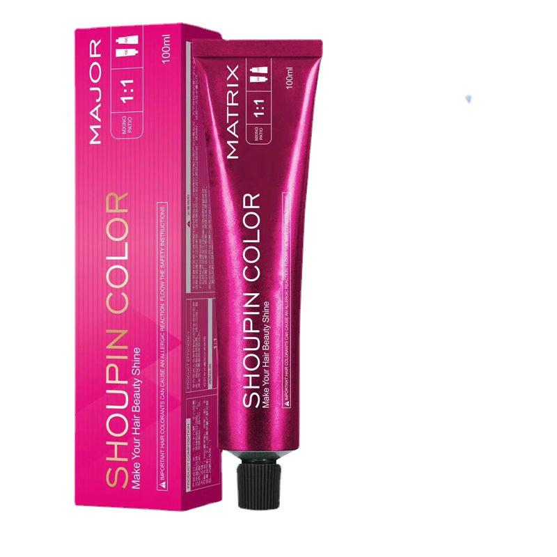 2026 Hair Dye Cream: Gray-Brown Linen, Black Tea Color, with Hair Care Benefits