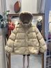 Women's Hooded White Duck Down Jacket - Thick, Warm & High-Quality for 2025 Autumn/Winter