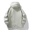 2025 Men's Autumn/Winter Thickened Hooded Cotton Jacket with Plush Lining - Warm Outerwear