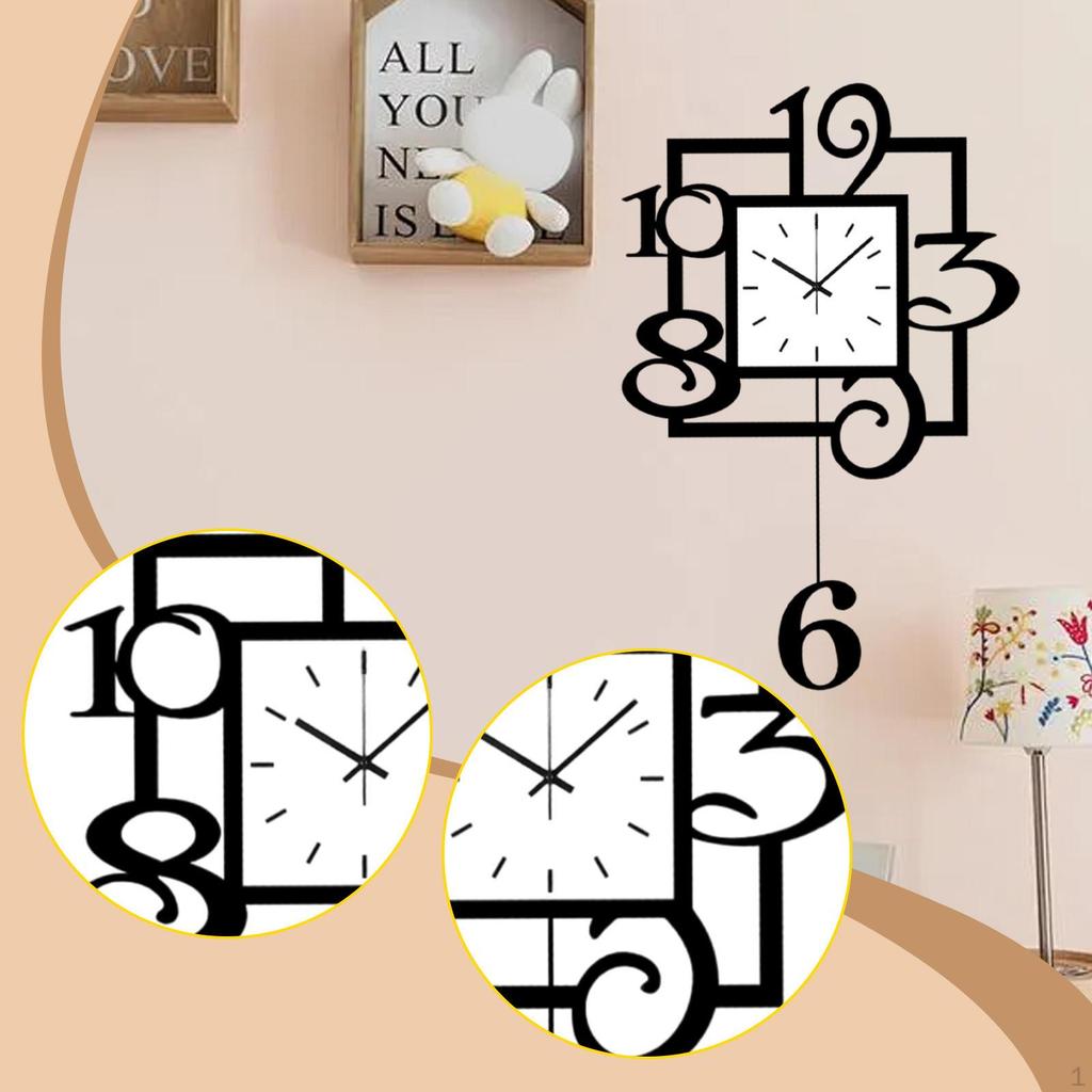 Kreative, Praktische Und Vielseitige Wanduhr, Dekorativ für Die Küche, Das Schlafzimmer, Das Wohnzimmer Oder