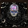 Tarot Card Tablecloth Altars Cloth Astrology Divinations Non-Slip Mat 12 Constellations Tablecloth Tapestry Home Decors