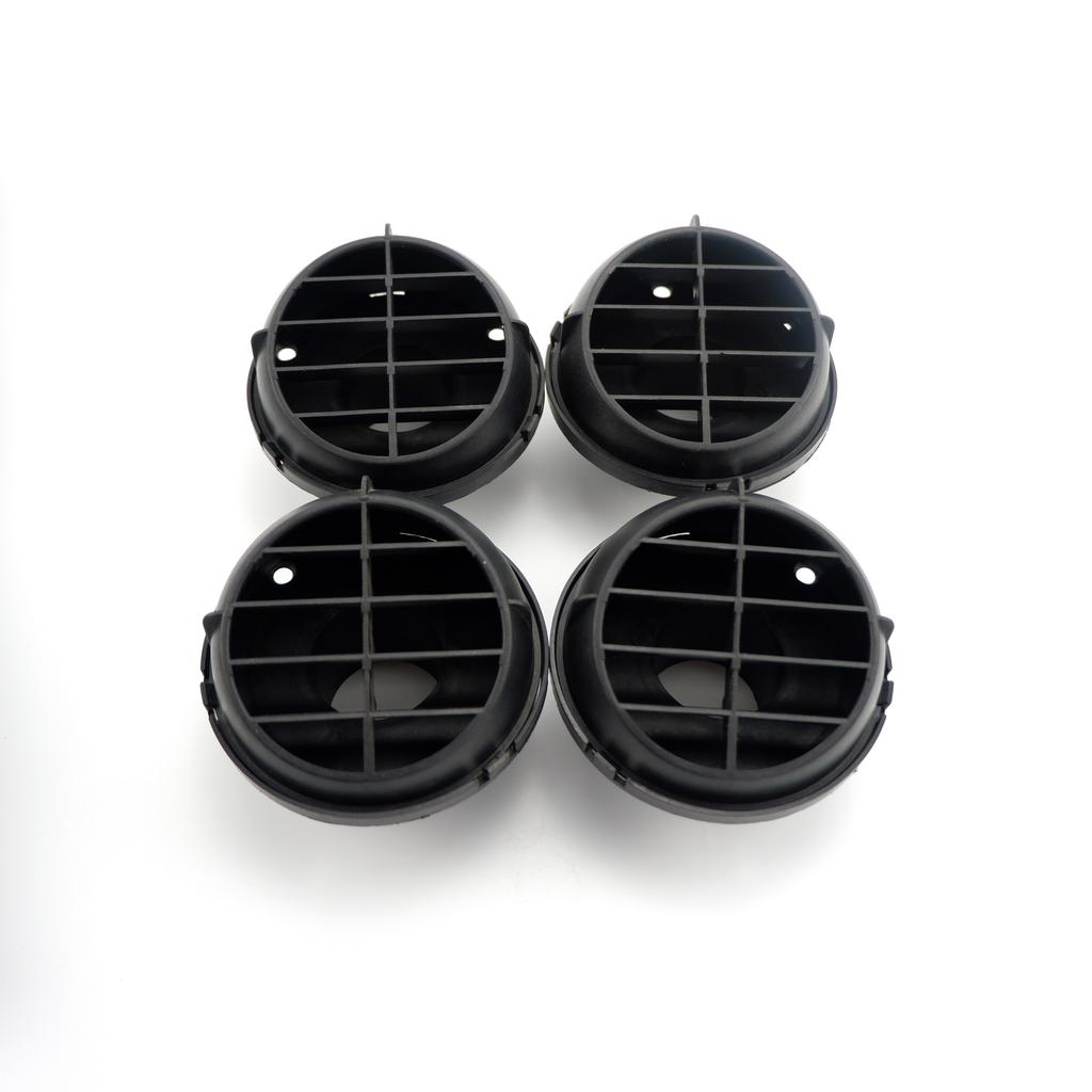 42mm Dieselheizung 4x Luftauslass & 4x Warmluftrohr Schwarz & 8x Klemmen Set Für Auto LKW VAN Wohnmobil