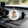 Charlie Kirk RIP Merch Live Not by Lies Conservative Christmas Ornament Memorial Tribute Keepsake for Tree Car Decor