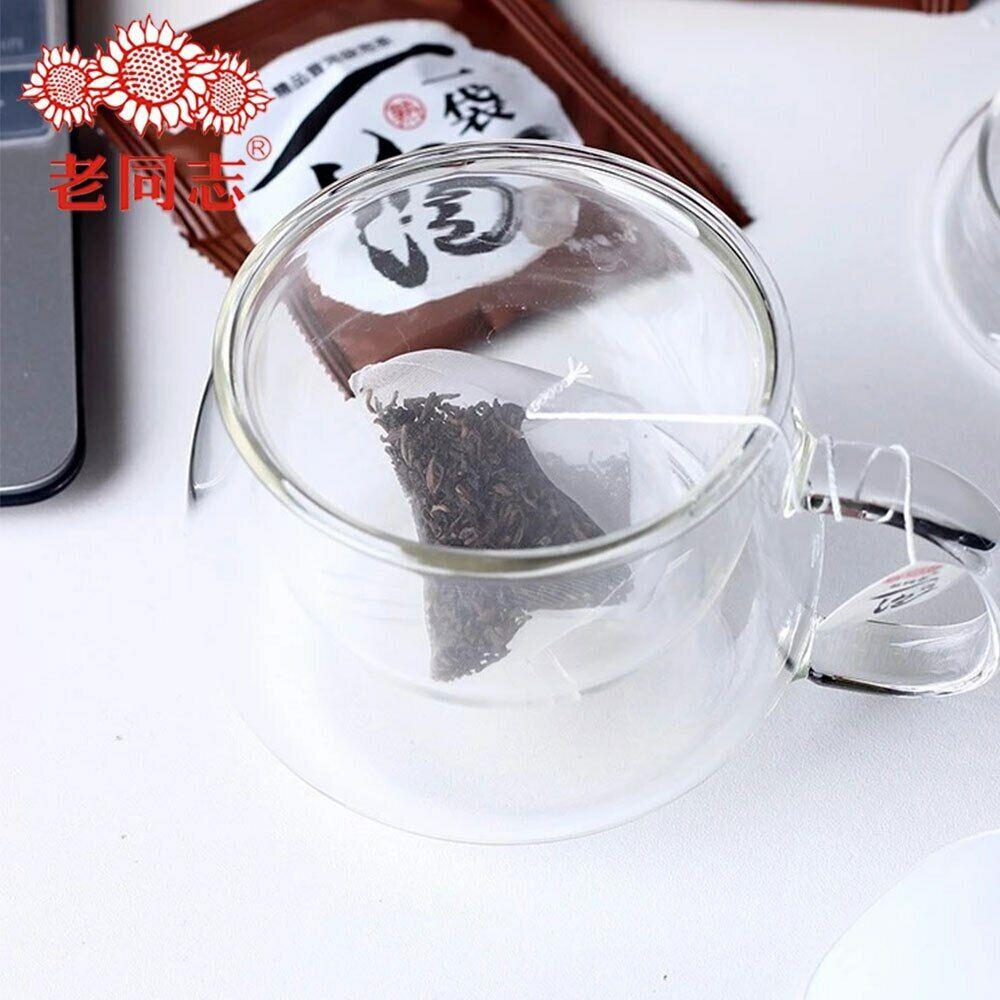 2017 Haiwan Old Comrades Shu PuerTea Bag Ripe Puerh 3gX15 Bags