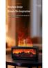 Colorful 3D Ultrasonic Essential Oil Fireplace Timer & Aromatherapy Remote Control Device.