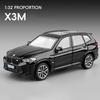 1:32 X3M X3 SUV 2025 Legierung Druckguss Spielzeugauto Modell Ton und Licht Rückzieher Kinderspielzeug Sammlerstücke Geburtstagsgeschenk