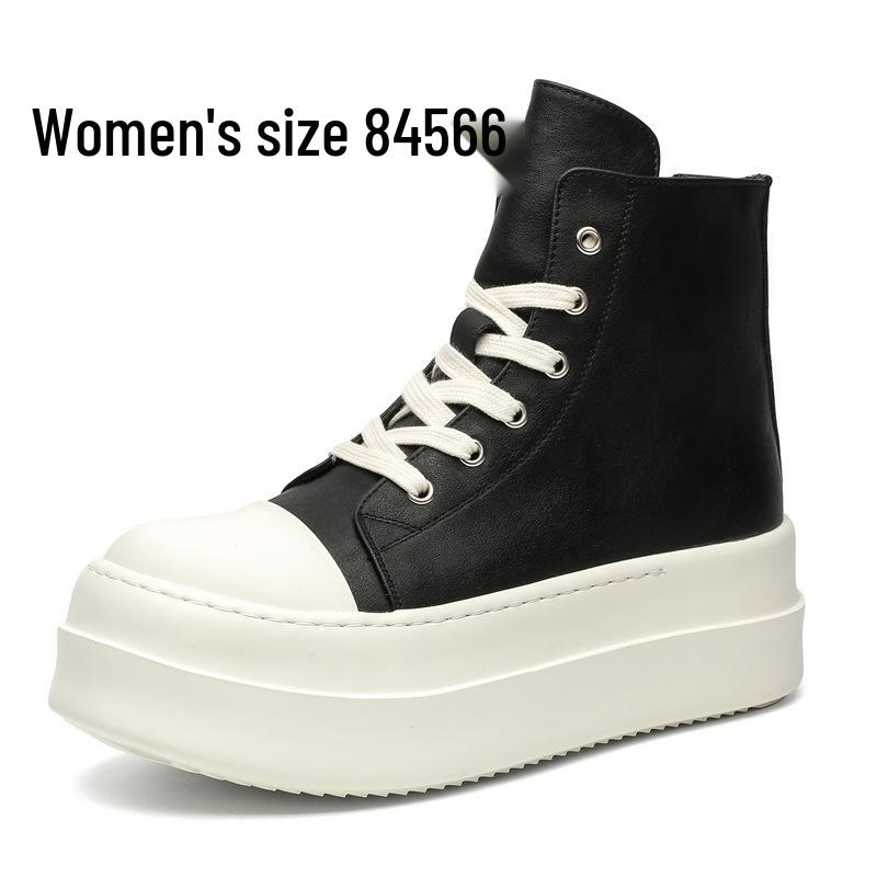 2024 A/W Unisex Thick-Soled High-Top Trend Street Dance & Skate Shoes (18456-J)