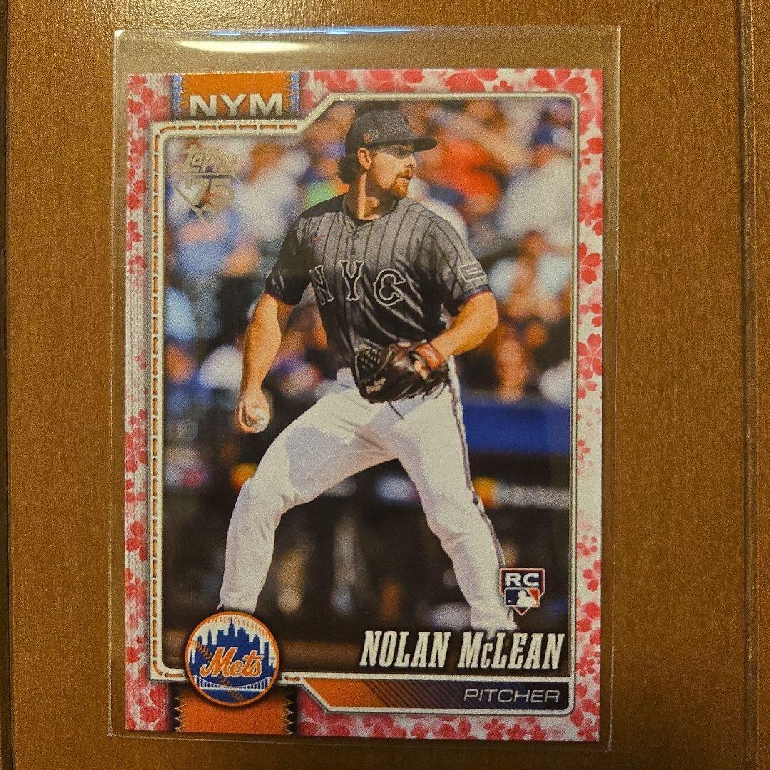 Used Topps Nolan McLean 55/99 Sakura Parallel
