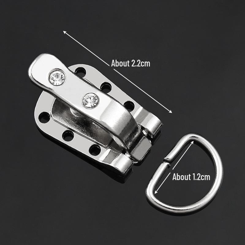 Casaco Exquisito de Moda em Pele de Visão com Fivela Bico de Pato e Botões Decorativos Especiais