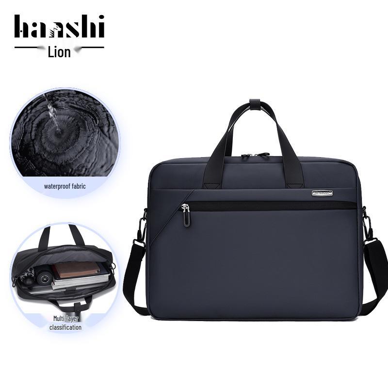 Stylish Unisex High-End Laptop Handbag: Lightweight Briefcase & Travel Shoulder Bag