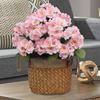 Artificial Geranium Flower Bouquet Outdoor UV Resistant Simulation Flowers Home Decor For Garden Festival Party Ornaments