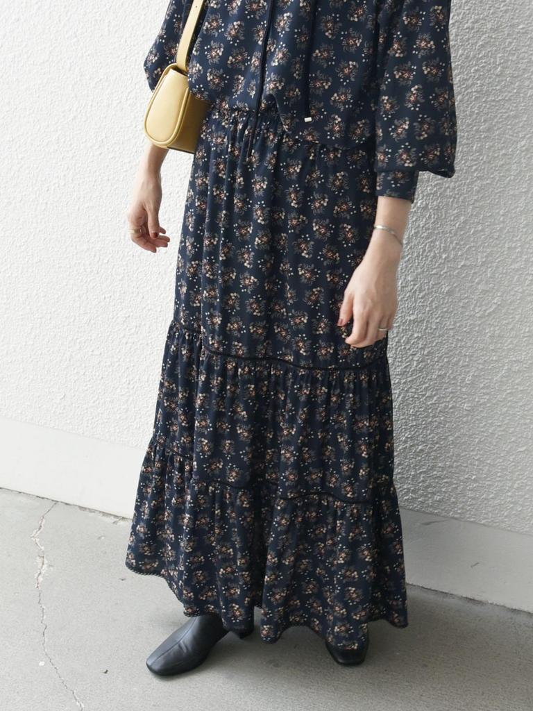 Ships Any H:RAINBOW PETIT PRINT SK 723250065 Navy2 One Size