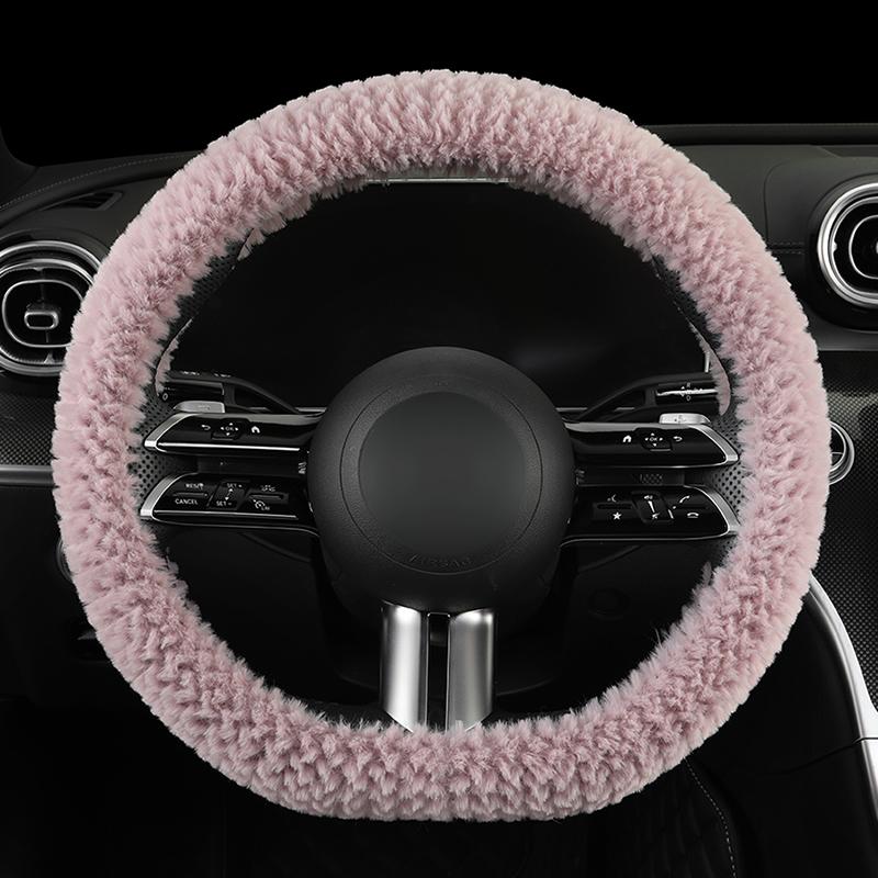 

Зимняя накладка на руль автомобиля из искусственного меха норки, варианты круглой/D-образной формы, мягкая, удобная и теплая, подходит для рулей 14,5-15 дюймов